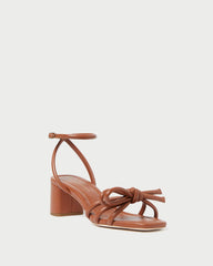 Loeffler Randall Mikel Timber Bow Mid-Heel Sandal L Heeled Sandals L Footwear | Women Heeled Sandals