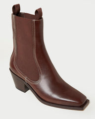 Loeffler Randall Nat Espresso Mid Western Boot I Ankle Boots I Footwear | Women Boots