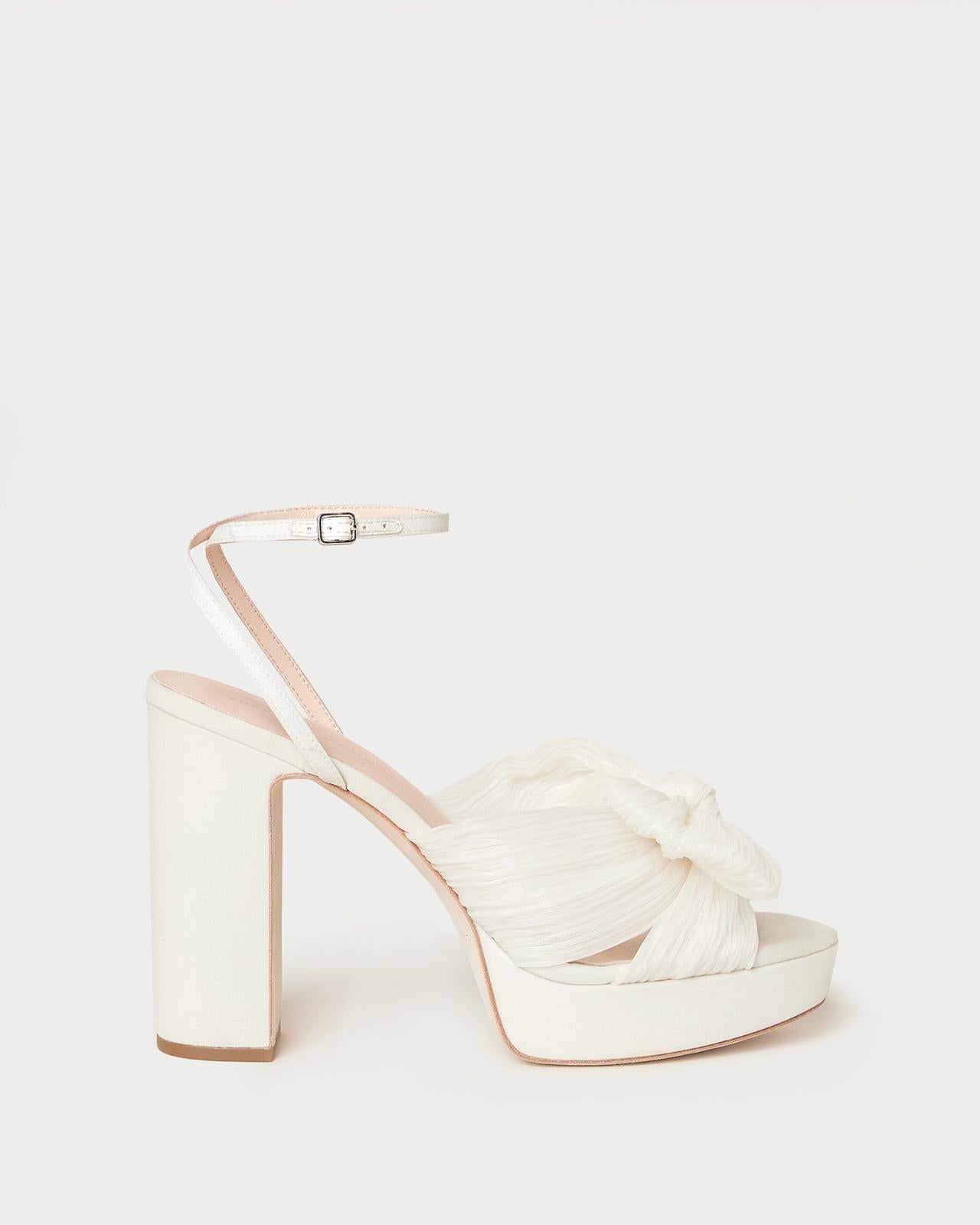 Loeffler Randall Natalia Pearl Platform Bow Heel | Women Heeled Sandals