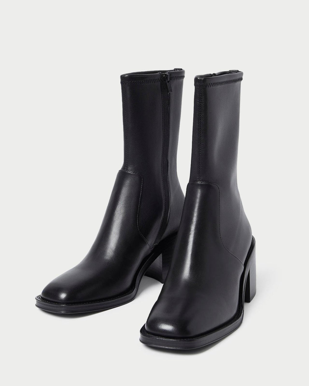 Loeffler Randall Nolan Black Stretch Bootie L Ankle Boots L Footwear | Women Boots