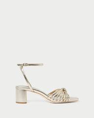 Loeffler Randall Olivia Champagne Knot Mid-Heel Sandal L Heeled Sandals L Footwear | Women Heeled Sandals