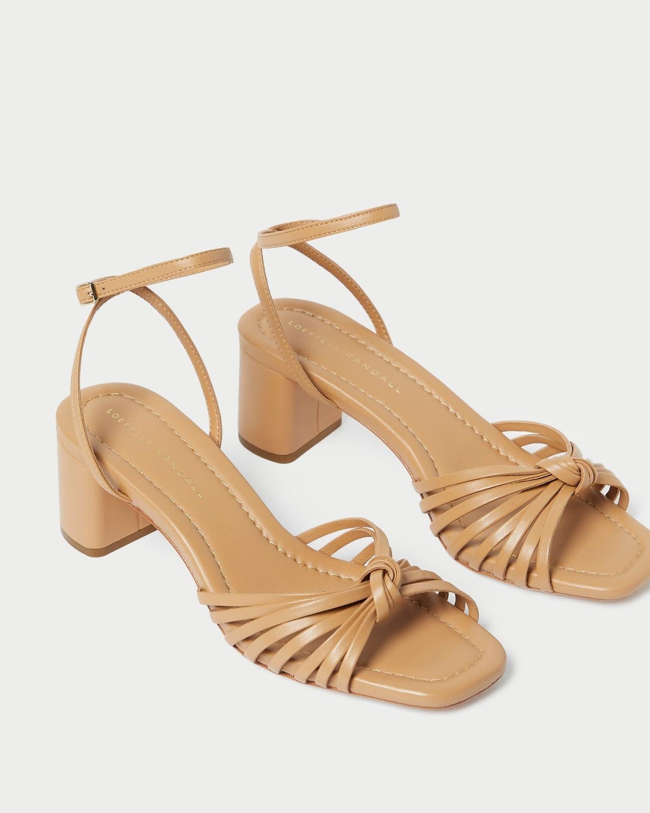 Loeffler Randall Olivia Dune Knot Mid-Heel Sandal L Heeled Sandals L Footwear | Women Heeled Sandals