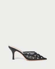 Loeffler Randall Paloma Black/Crystal Mesh Mule I Mules I Footwear | Women Pumps &amp; Mules