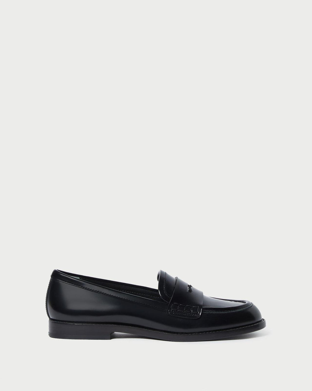 Loeffler Randall Rachel Black Leather Loafer | Women Flats &amp; Loafers