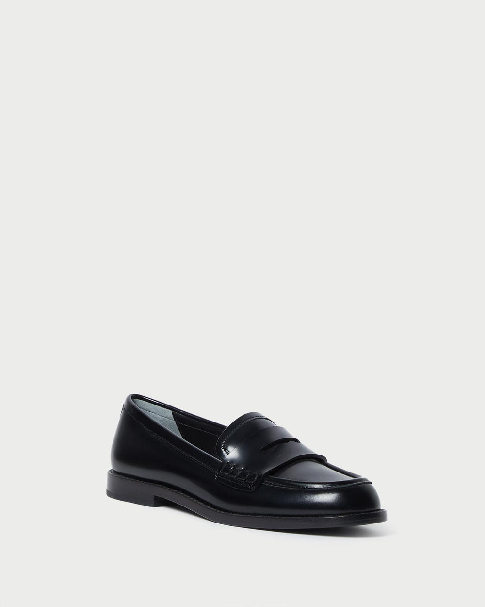 Loeffler Randall Rachel Black Leather Loafer | Women Flats &amp; Loafers