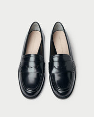 Loeffler Randall Rachel Black Leather Loafer | Women Flats &amp; Loafers