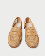 Loeffler Randall Rachel Natural Raffia Loafer L Loafers L Footwear | Women Flats &amp; Loafers