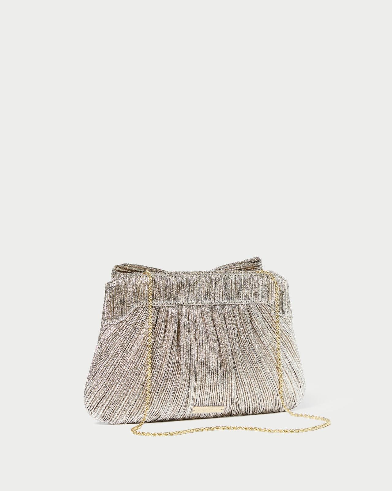 Loeffler Randall Rayne Champagne Bow Clutch L Clutches L Handbags | Women Clutches