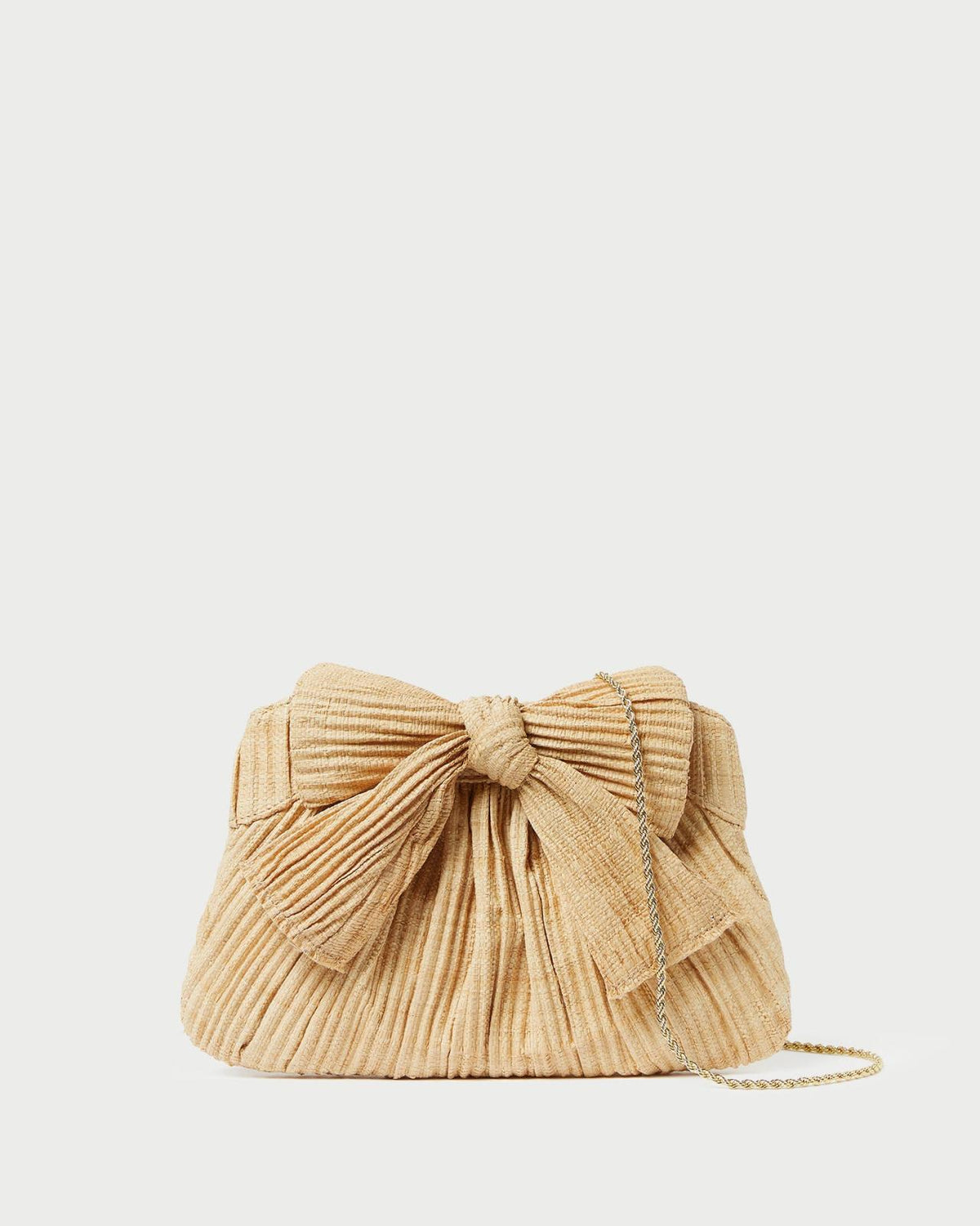 Loeffler Randall Rayne Natural Bow Clutch L Clutches L Handbags | Women Clutches