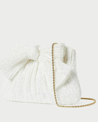 Loeffler Randall Rayne White Lace Bow Clutch L Clutches L Handbags | Women Clutches