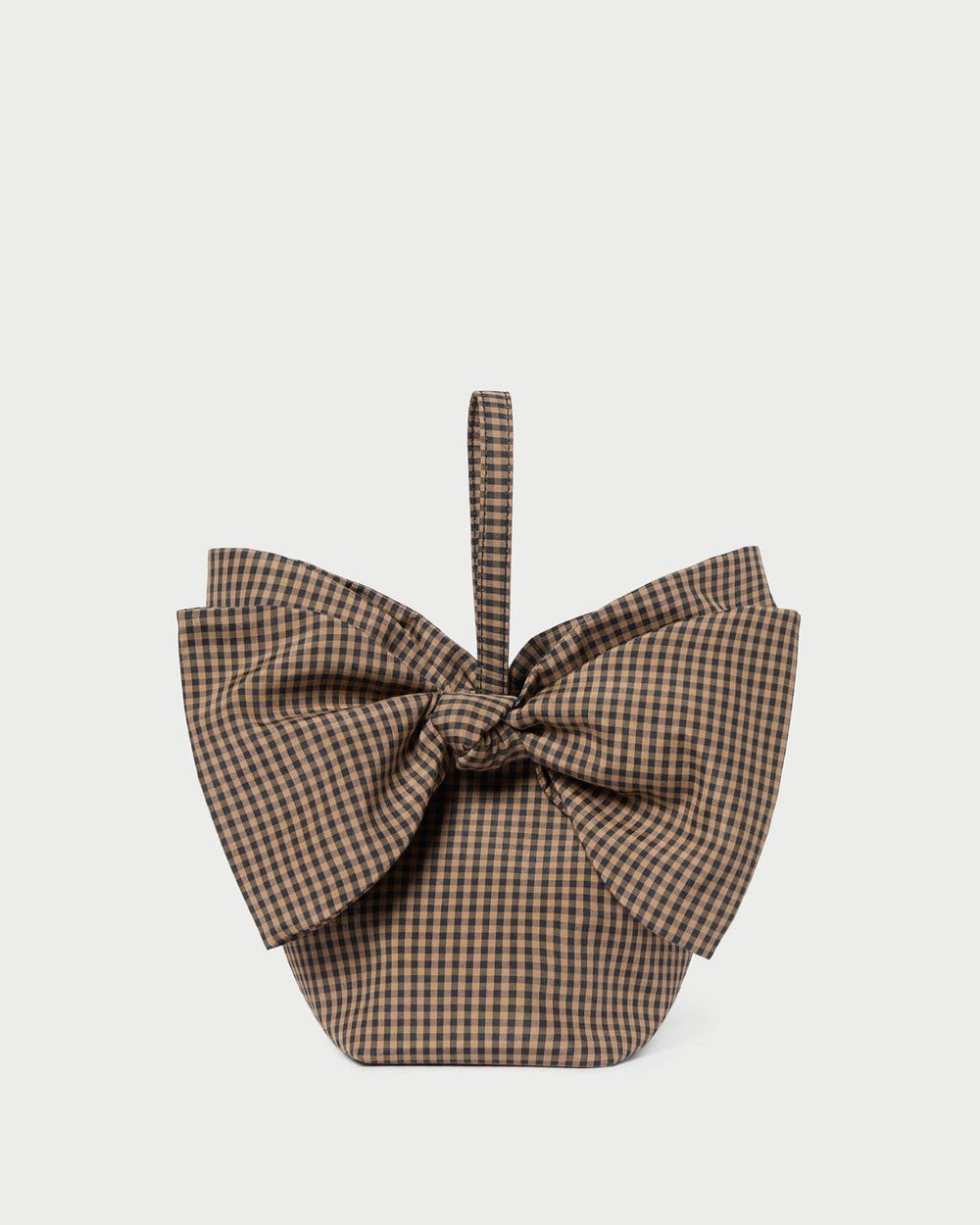 Loeffler Randall Ruby Brown/Black Check Bow Bag | Women Clutches
