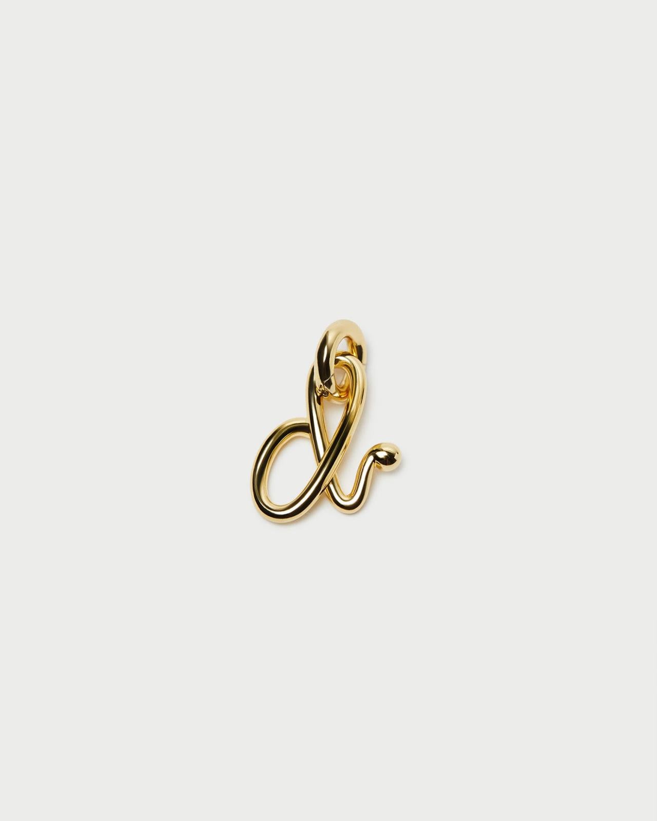 Loeffler Randall Small Gold Letter "M" Charm L Jewelry L Accessories | Women Jewelry