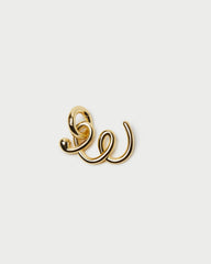 Loeffler Randall Small Gold Letter "W" Charm L Jewelry L Accessories | Women Jewelry