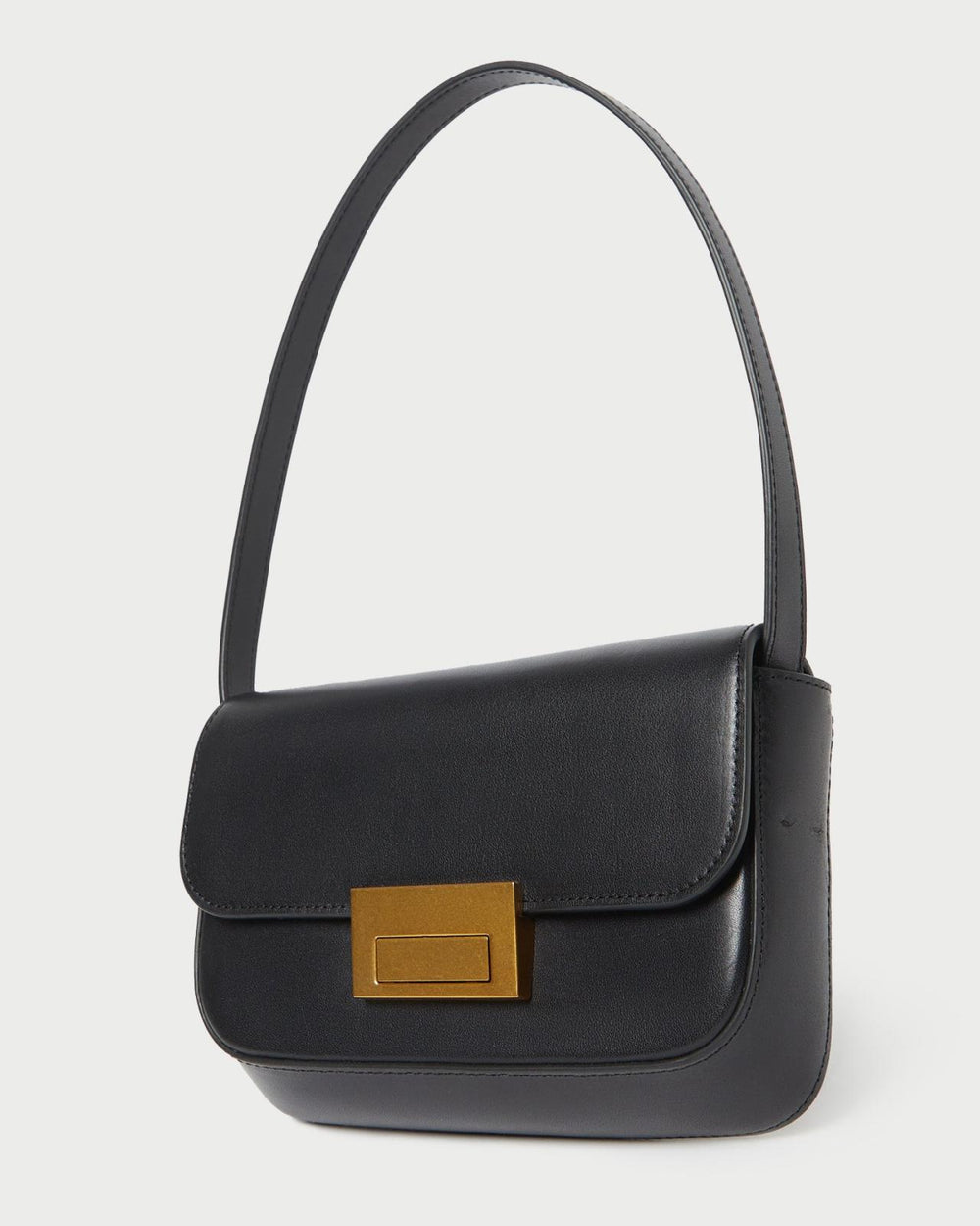 Loeffler Randall Stefania Black Leather Baguette Bag L Shoulder Bags L Handbags | Women Shoulder Bags