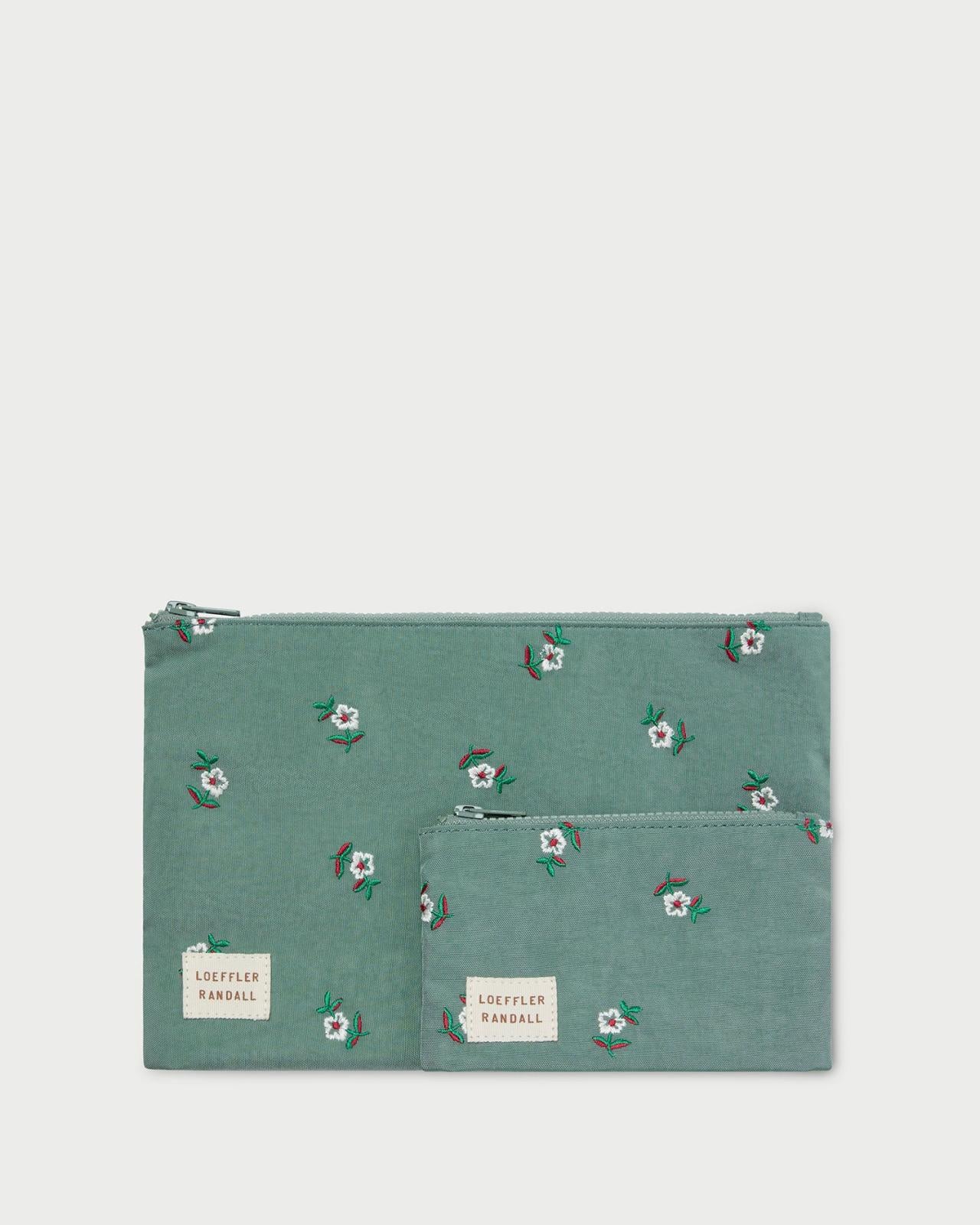 Loeffler Randall Tracy Sage Floral Pouch Set | Women Accessories
