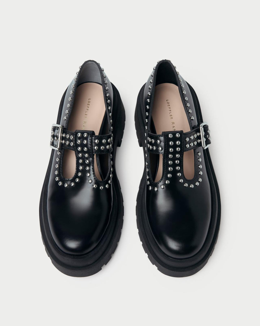Loeffler Randall Verona Black/Silver Mary Jane | Women Flats &amp; Loafers