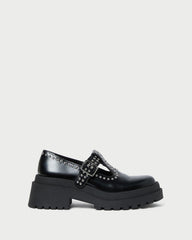 Loeffler Randall Verona Black/Silver Mary Jane | Women Flats &amp; Loafers