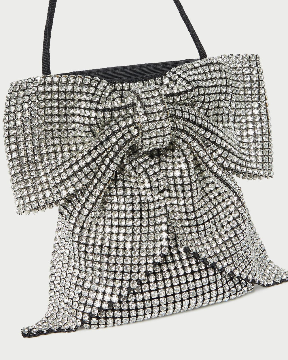 Loeffler Randall Violet Silver Diamanté Bow Crossbody L Crossbodies L Handbags | Women Crossbodies
