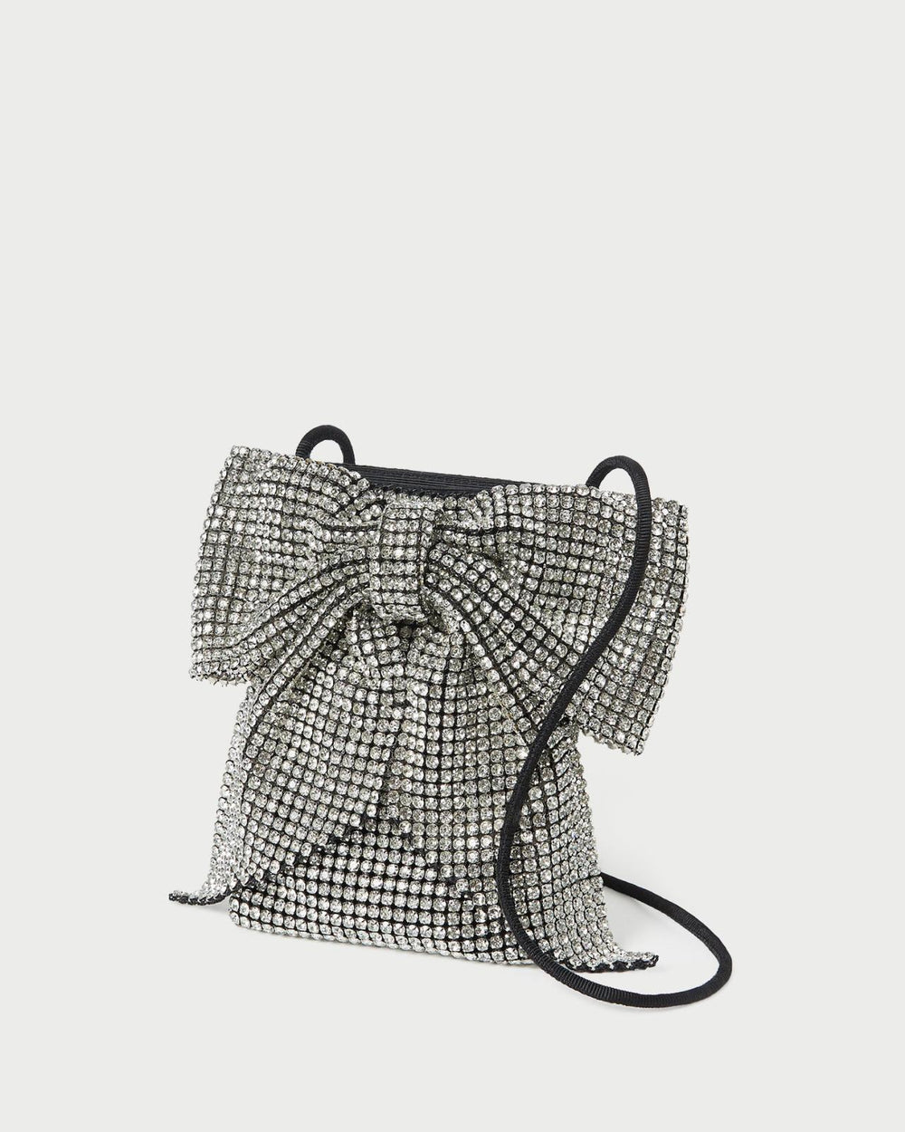 Loeffler Randall Violet Silver Diamanté Bow Crossbody L Crossbodies L Handbags | Women Crossbodies