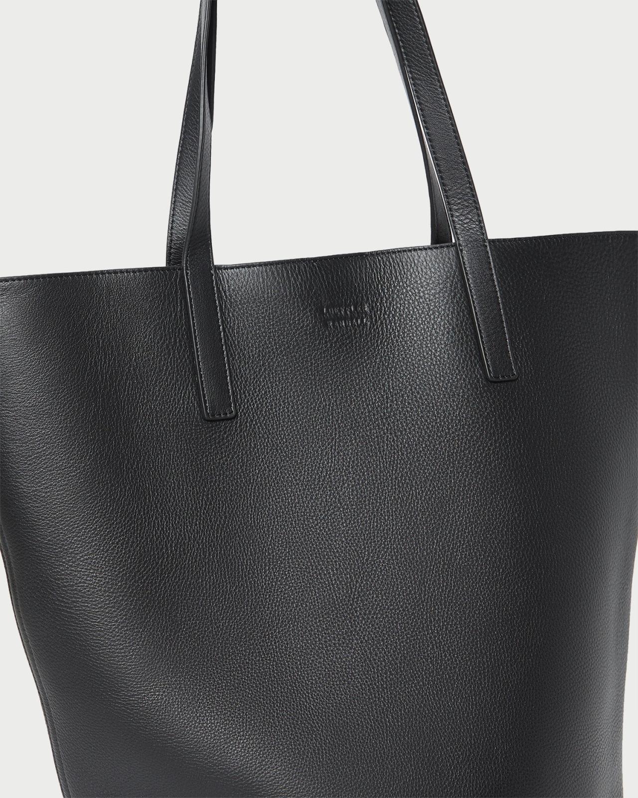 Loeffler Randall Walker Black Leather Tote | Women Totes