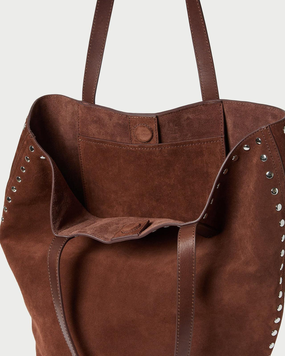 Loeffler Randall Walker Espresso/Silver Tote | Women Totes