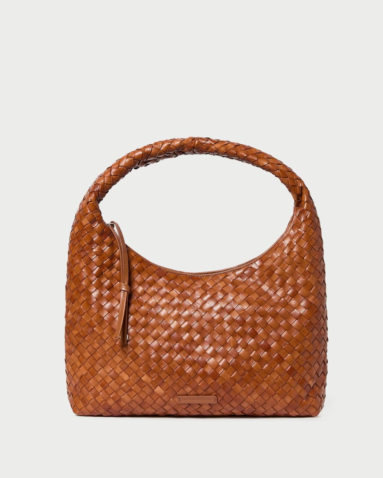 Loeffler Randall Willow Timber Woven Leather Hobo | Women Shoulder Bags