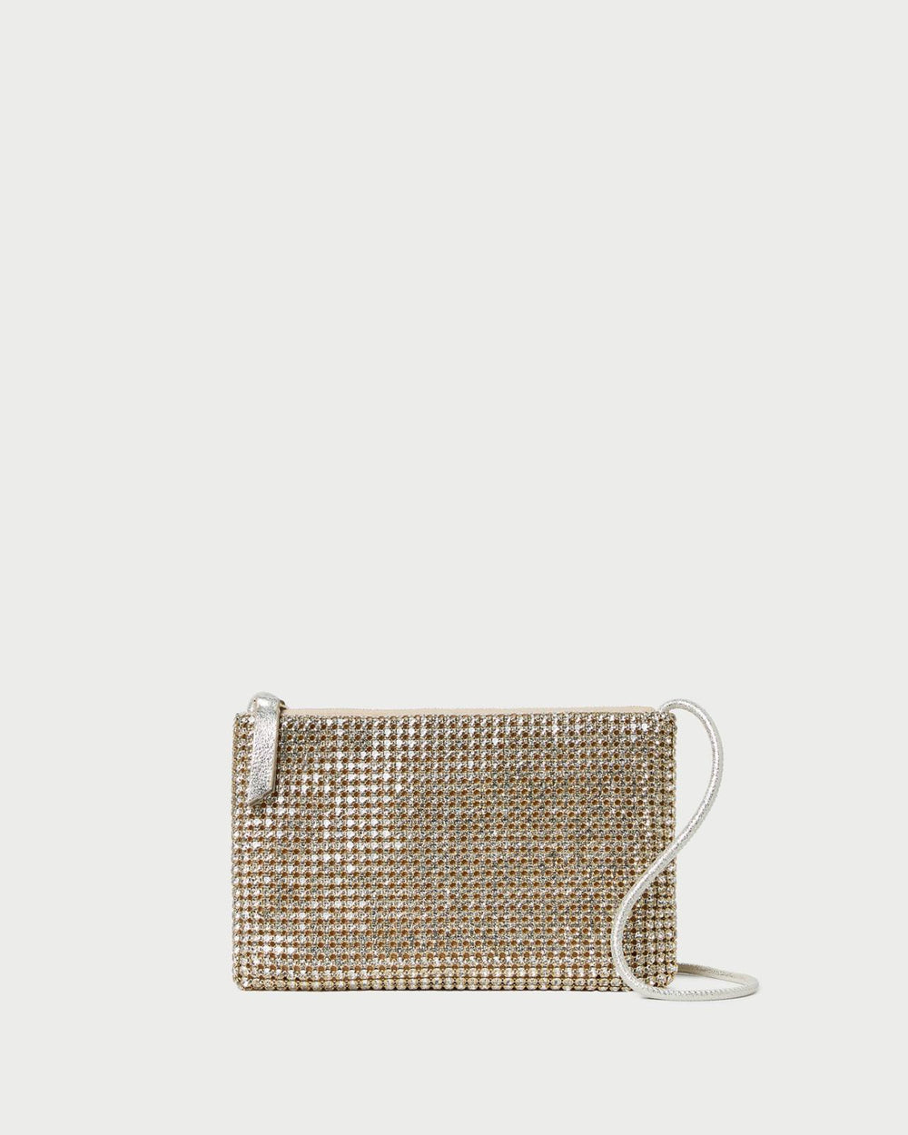 Loeffler Randall Yasmine Gold Diamanté Crossbody | Women Crossbodies