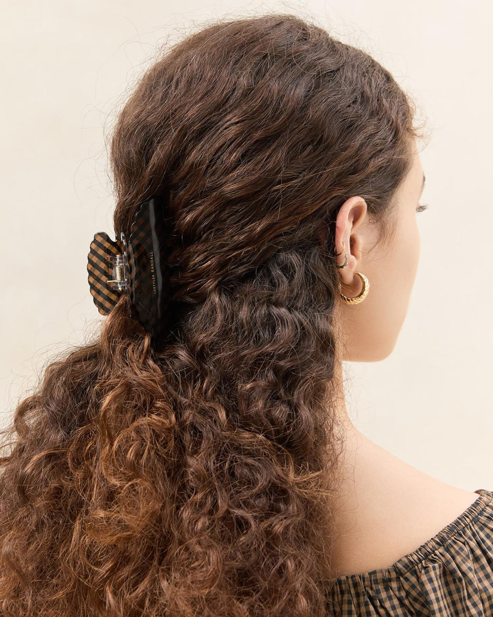 Loeffler Randall Yuri Brown/Black Hair Clip Set | Women Accessories